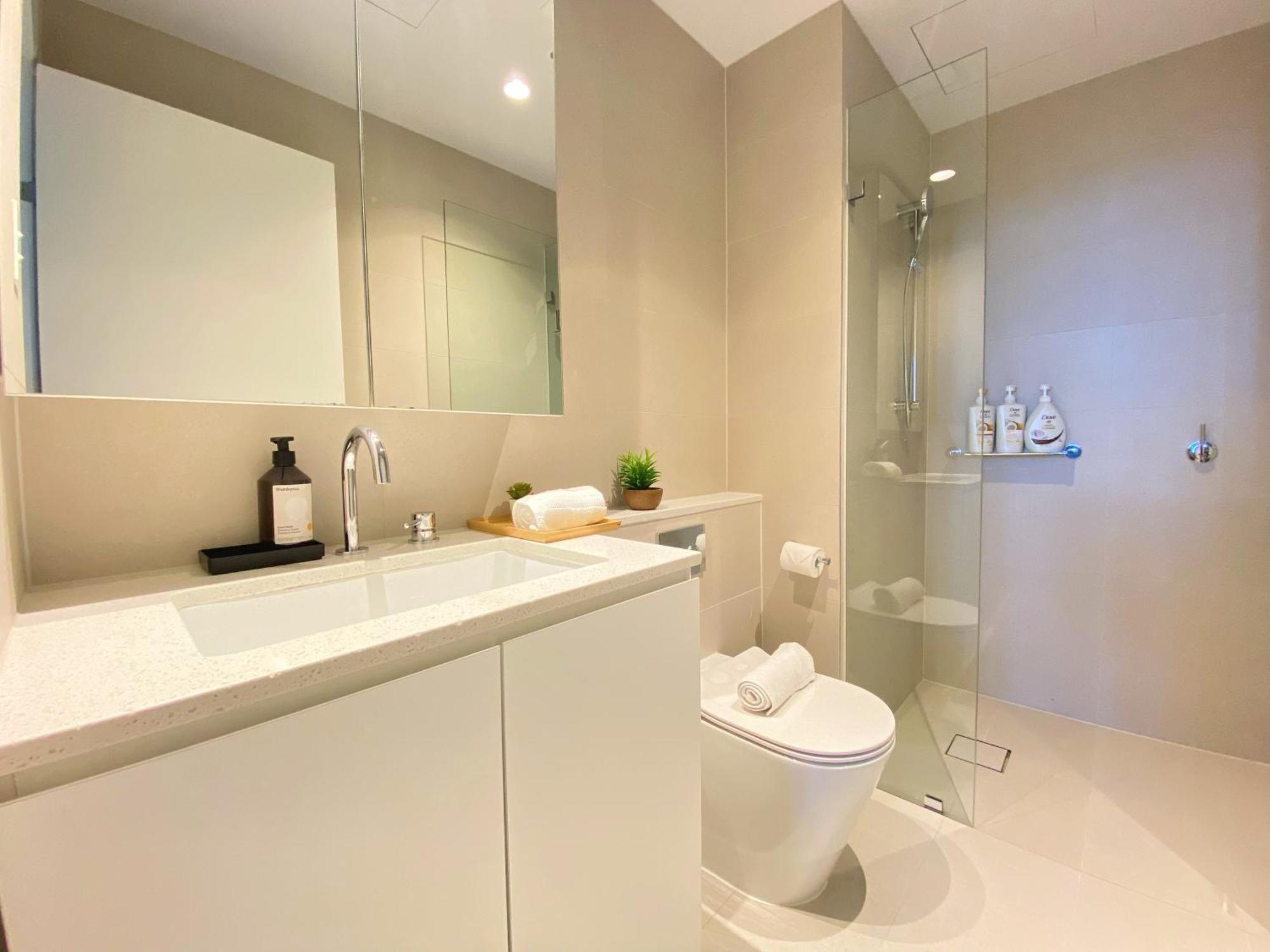 Modern Comfort - 2B2B With Balcony & Parking Melbourne Luaran gambar